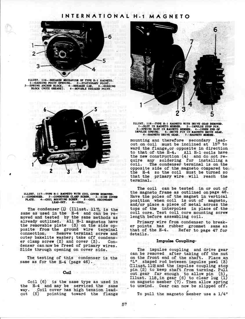 GSS-5035 Service Manual Magnetos